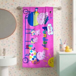  Peppa Pig Luxury Bath Towel for Kids (60 x 120 cm)