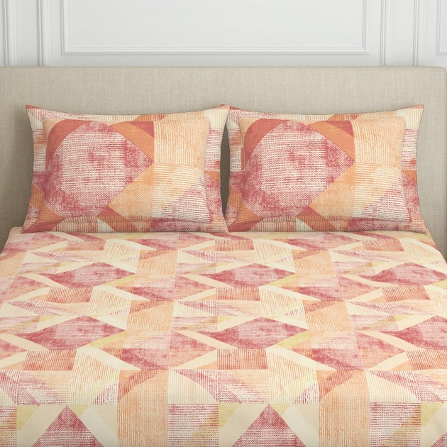 Spaces 100% Cotton Super King Size Double Bedsheet (108 x 108 inch) - Image 3