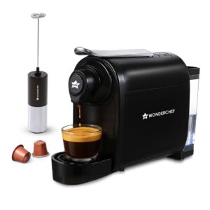  Wonderchef Regalia Capsule Coffee Machine with Frother (1400W)