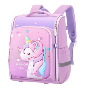 Unicorn Water-Resistant School Bag / Backpack for Girls (5 to 12 years)
