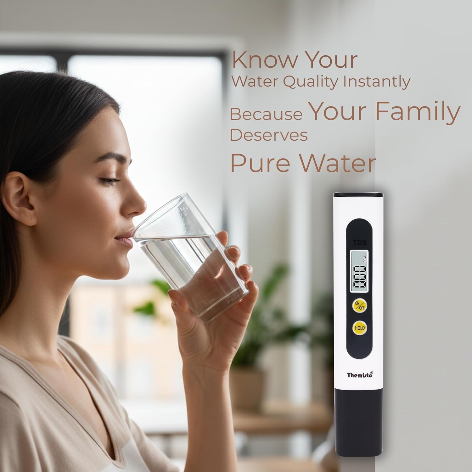 Themisto Digital TDS Meter with 2 free LR44 battery - Image 4