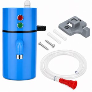 Mini 1 Liter Instant Water Heater with Auto Cut Off and 3 Seconds Heating (Blue)