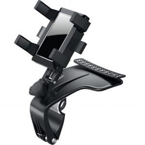 360 Degree Rotatable and Retractable Car Phone Holder with Phone Number Stickers