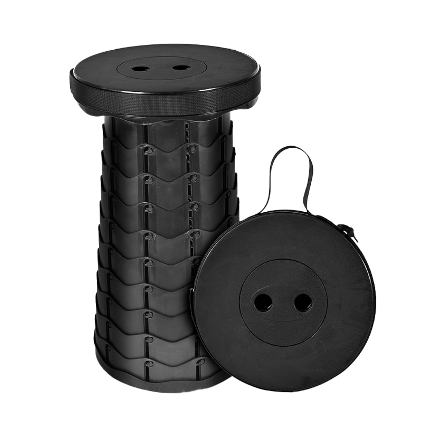 Adjustable, Portable & Foldable Stool for Travel, Camping, & Indoor Use - Image 2