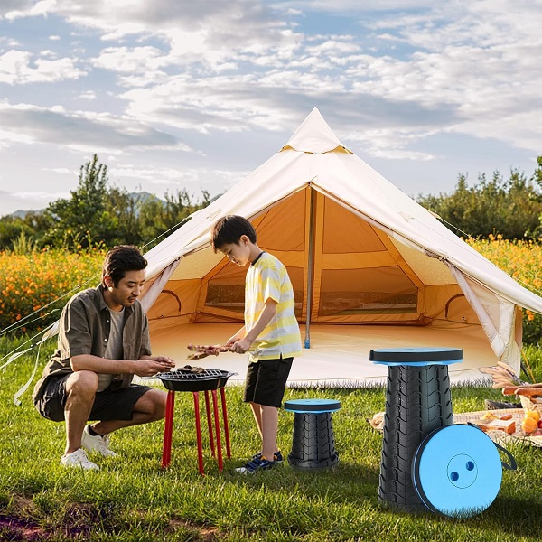 Adjustable, Portable & Foldable Stool for Travel, Camping, & Indoor Use - Image 6