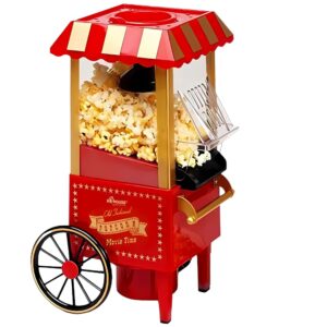  Professional-Grade Popcorn Maker with Large Capacity, Fast Popping, and Easy Cleanup