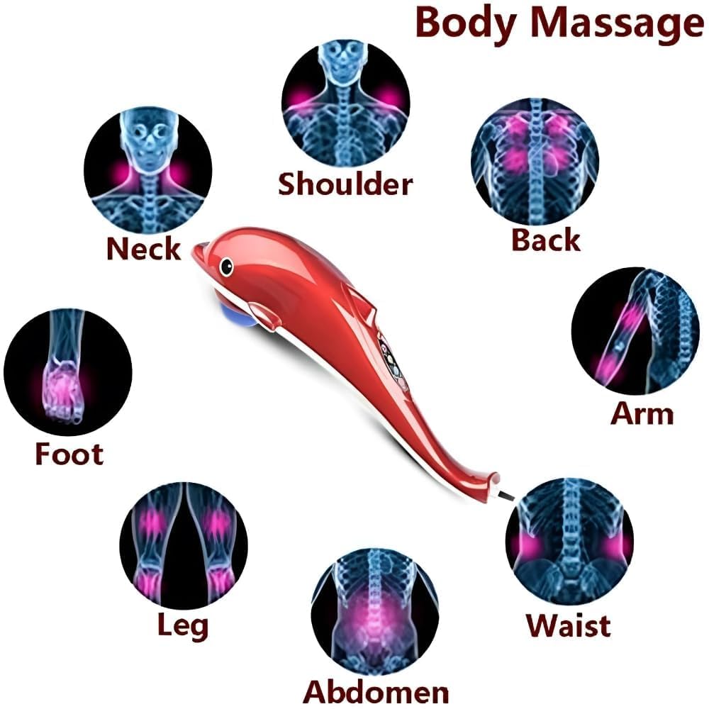 Dolphin Full Massager with powerful vibration, Far Infrared Therapy & Magnetic Massage - Image 3