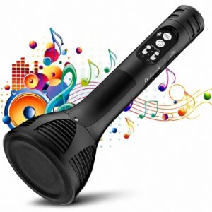 iNext Wireless Karaoke Microphone with Bluetooth Speaker and FM Radio
